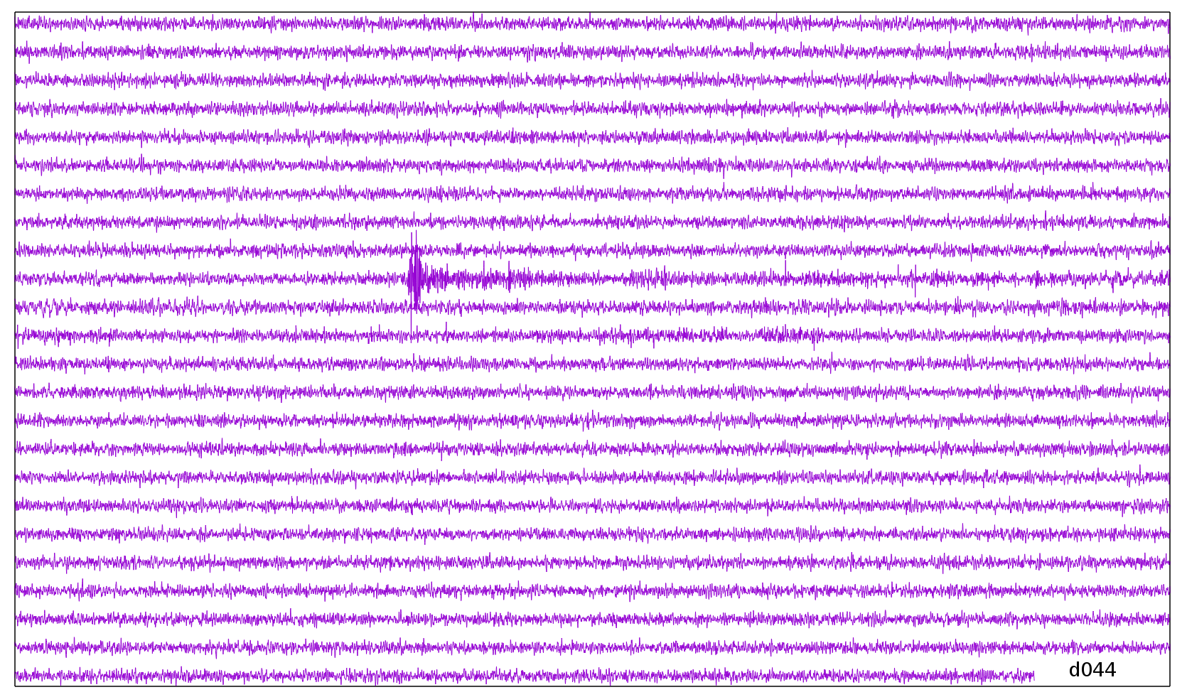 February 13 seismogrem